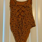 Wild Fable Leopard Print Bodysuit Photo 1
