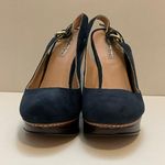 Charles David navy suede wedges 8.5 Photo 3