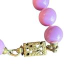 Purple Lavender Vintage Beaded Long Length Necklace Photo 3