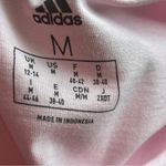 Adidas  | Soft Pink Floral Logo Graphic Tee Sz M Photo 7