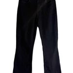 L’Agence Kendra Black Cropped Flare Leg High Rise Denim Jeans Size 26 Photo 5