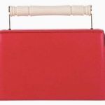 Aevha London leather shoulder bag red Photo 0