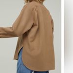 CLOSED KALLY 2020 ITALIAN FABRIC WOMENS JACKET MEDIUM Tan Photo 2