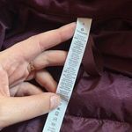 Lululemon MAROON GOOSE DOWN RUNNING JACKET WARM ATHLETIC WINTER Photo 3