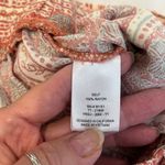 Bebop size small Bohemian Patterned Wide leg Pants in Rust and Cream like new Photo 5