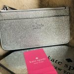 Kate Spade Silver Glitter Wallet NWT Photo 1