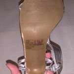 Charming Charlie Silver Heels With Faux Crystals Photo 2