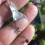 Handcrafted pyrope garnet sterling pendant on chain necklace Silver Photo 8