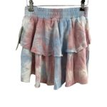 Madden Girl Tie Dye Tiered Mini Skirt Size Small New Photo 1