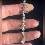 Elegant Silver crystals Y Necklace Photo 1