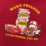 Disney  Cars Pixar T-Shirt Red Graphic Baby Tee  Photo 2