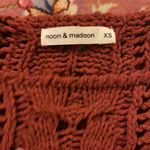 moon&madison Moon and madison thick cable crochet knit sweater Photo 5