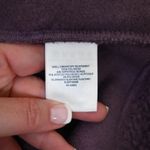 Lands' End  Women's M Purple Quarter Zip Mock Neck Sherpa Pullover Photo 8