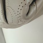 Coach Brooke Perforated Leather Hobo Gray Handbag Photo 5