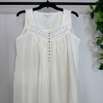 Eileen West The "Eileen" Iconic Cotton Ballet Nightgown Ivory size M Medium White Photo 3