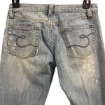 Calvin Klein Flare Distressed Light-Wash Jeans, Size, 28” waist Photo 1