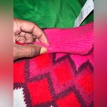 Ann Taylor  Pink and Red Geometric Sweater size XS- Flaw Photo 5