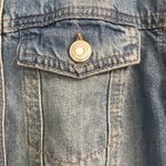 Kensie  FRAYED NECK JEAN JACKET Photo 8