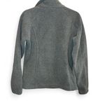 Columbia Women’s Fleece Zip-Up Jacket – Charcoal Gray, Size M Photo 4
