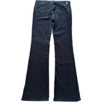 AG Adriano Goldschmied Flared Pants The Angel Black Velvet Corduroy Y2K Size 29 Photo 1