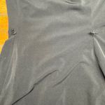 Cache  Black Chain Print Collar Long Sleeve Midi Dress XS vintage VTG Photo 4