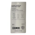 Athleta  Women's White Cropped Tank Top Size M Photo 4