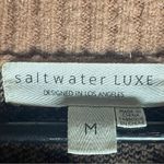 Saltwater Luxe  animal print sweater in caramel - chestnut and black high neck Photo 5