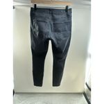 CAbi  Women's Curvy Skinny Jeans‎ Blue Floral Jacquard Size 6 Photo 1