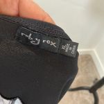 Ruby Rox Black & Gray Floral Sleeveless Dress - Empire Waist A Line Fit Flare Party Photo 3