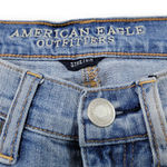 American Eagle Outfitters Stretch Mom Jeans Size 4 Destroyed Ripped Torn Distressed Photo 4