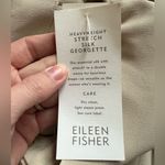 Eileen Fisher NWT  Petite Heavyweight Stretch Silk Georgette Wide Leg Pants Photo 5