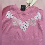 Urban Outfitters  pink heart sweater Photo 4
