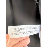 ZARA 100% Cotton Long Puff Sleeve V-Neck Blazer Jacket Black Women's Size XS Photo 4