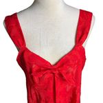 Victoria's Secret Vintage Gold Label Red Sheer Lace Babydoll Mini Slip Dress Photo 4