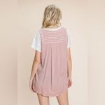 NWT Cotton Bleu by Nu Label Contrast Striped Short Sleeve T Photo 2