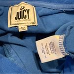 Juicy Couture Y2k  French Terry Zip Track Jacket size M Cobalt Blue Juicy Crown Photo 2