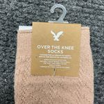 American Eagle New  Ribbed Over the Knee Socks Pink Salmon Tall Long Lightweight Photo 1