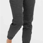 Spanx  Womens Gorpcore Ankle Zip Stretch Twill Cargo Jogger Pants Size M Gray‎ Photo 0