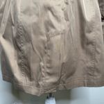 Roz & Ali  Beige Tan Belted Trench Coat Double Breasted Women’s Size Medium Photo 4