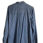 Old Navy  Denim Shirt Dress Loose Fit Long Sleeve Size Small tall spring cute Photo 10