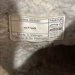 Crocs Pale Blue Classic Lined Clog Shoes Unisex M7 W9 203591 Comfort Faux Fur Photo 1