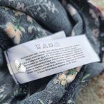 Motherhood Maternity Puff Sleeve Babydoll Top Floral Navy XL Photo 5