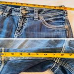 Silver Jeans  Suki Flap Short Denim Blue Jean Shorts Photo 11