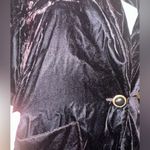 KENSINGTON SQUARE Vintage Burgundy/Black Velvet Blazer Gold Satin Cuffs Black Size undefined Photo 2