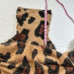 Show Me Your Mumu Women’s Fatima Turtleneck Sweater Cheetah Fever Knit Size XS Photo 7
