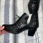 NWT Roper Western Boots Womens Serena Leather Black Size 8.5 Cowboy Ankle Boots Photo 2