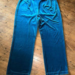 Chico's Traveler turquoise velvet jewel pull on 3/XL pants Photo 0