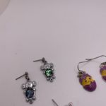 Lot Of 4 Costume Earrings Pierced Dangle / Drop Easter Egg, Rabbit, Pug, Koala Photo 2