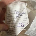 Rebecca Taylor white high rise midi button tie front skirt SAMPLE 2 Photo 5