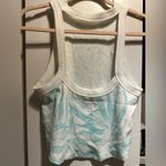 NWOT Free People Movement Open Air Printed Tank Blue Size M Photo 6
